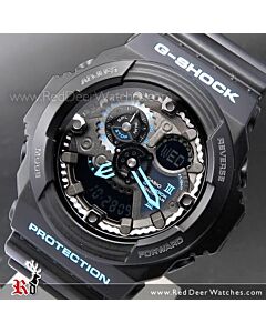 Casio G-Shock Black With Blue 200M Sport Watch GA-300BA-1A, GA300BA