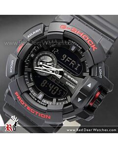 Casio G-Shock 200M Analog Digital Sport Watch GA-400-1B, GA400