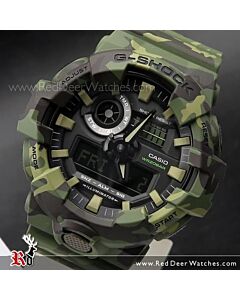 Casio G-Shock Analog Digital Super illuminator Camouflage Watch GA-700CM-2A, GA700CM