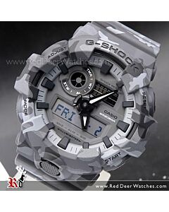 Casio G-Shock Analog Digital Super illuminator Camouflage Watch GA-700CM-2A, GA700CM