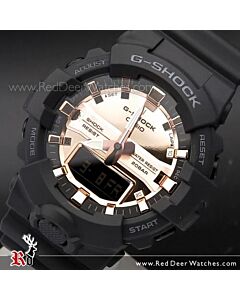 Casio G-Shock Black and Rose Gold Analog Digital Watch GA-800MMC-1A, GA800MMC