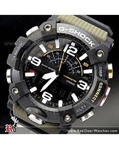 Casio G-Shock Mudmaster Quad Sensor Carbon Fiber Bluetooth Watch GG-B100-1A3