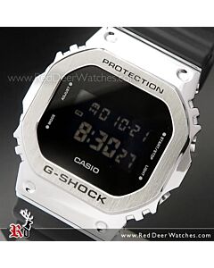 Casio G-Shock Stainless Steel Bezel Watch GM-5600-1, GM5600