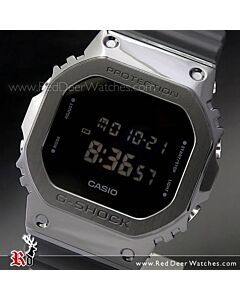 Casio G-Shock Black ion plated Stainless Steel Bezel Watch GM-5600B-1, GM5600B