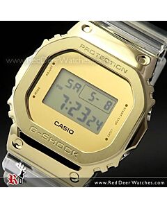 Casio G-SHOCK Metal Covered Gold and Clear White Watch GM-5600SG-9, GM5600SG