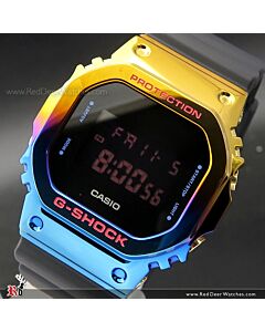 Casio G-Shock Metal Bezel Rainbow Ion Plating Watch GM-5600SN-1