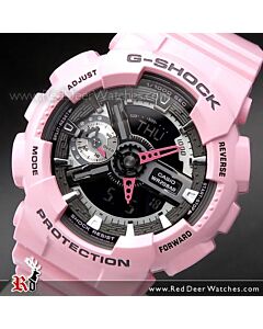 Casio G-Shock S Series Rose Motif Band Ladies Watch GMA-S110F-7A, GMAS110F