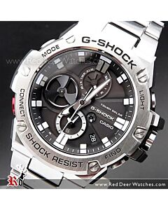 Casio G-Shock G-Steel Tough Solar Bluetooth Watch GST-B100D-1A, GSTB100D