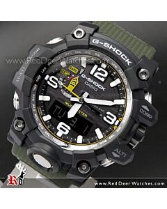 Casio G-Shock MUDMASTER Triple Sensor Solar Multiband 6 Watch GWG-1000-1A3, GWG1000