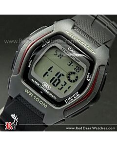 Casio Dual Time Alarm 100M Digital Watch HDD-600-1AV, HDD600