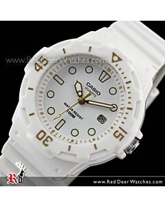 Casio Analog Sports Date White Dial Resin 100M Ladies Watch LRW-200H-7E2, LRW200H