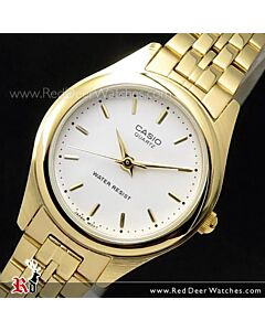 Casio Quartz Gold Plated Stainless Steel Ladies Watch LTP-1130N-1A, LTP1130N