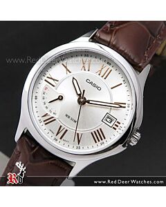 Casio Analog Day Date Leather Strap Pair Model Ladies Watch LTP-E116L-7A, LTPE116L