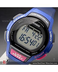 Casio Stopwatch Alarm Ladies Digital Watch LWS-1000H-2AV, LWS1000H