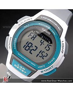 Casio Stopwatch Alarm Ladies Digital Watch LWS-1000H-8AV, LWS1000H