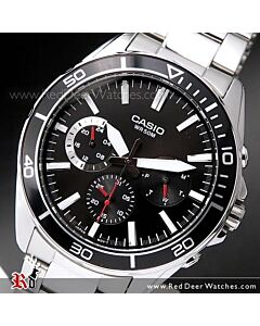 Casio Date Day 24 Hour Indicator Analog Mens Watch MTD-320D-1AV, MTD320D