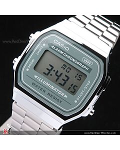 Casio Vintage Retro style Unisex Digital Watch A168WA-1, A-168WA