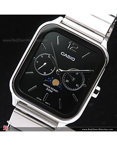 Casio Quartz Moonphase Stainless Steel Watch MTP-M305D-1AV, MTPM305D