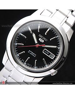 SEIKO 5 Automatic Watch See-thru Back Gray Gold Watch SNXS75K