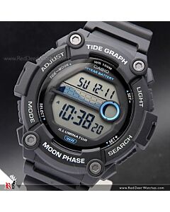 Casio Moon Data Tide graph Digtial Watch WS-1300H-1AV, WS1300H