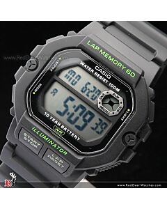 Casio LED Illuminator Lap Memory 10Yrs Battery Sports Watch WS-1400H-1AV, WS1400H