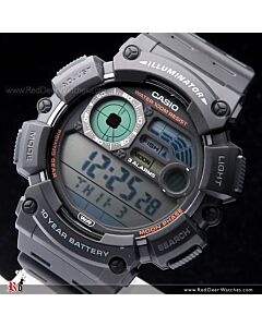 Casio Digital Moon Phase Fishing Level Sport Watch WS-1500H-1AV, WS1500H