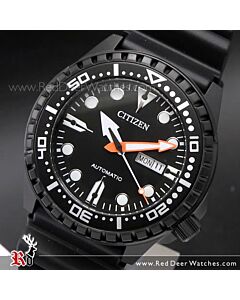 Citizen Automatic 100m Rubber Strap Rose Gold Sport Watch NH8383-17E