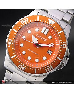Citizen Orange Dial Automatic Watch NJ0128-80X