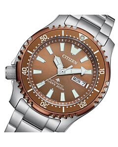 Citizen Promaster Fugu 35 Anniversary Ltd Automatic Copper Watch NY0164-65X extra strap