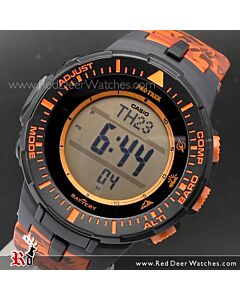 Casio ProTrek Triple Sensor Solar Camouflage Sport Watch PRG-300CM-4, PRG300CM