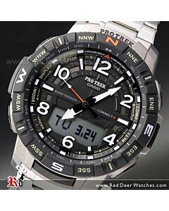 Casio Protrek Quad Sensor Bluetooth Titianium Watch PRT-B50T-7, PRTB50T