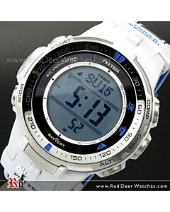 Casio Protrek Triple Sensor Multiband 6 Solar Watch PRW-3000G-7, PRW3000G With Extra Strap