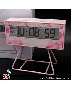 SEIKO Miniature Marathon Timer Sakura Pink Clock QHL082P