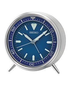 Seiko Mai T Aluminum Bedside Alarm Clock QXE065S