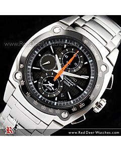 Seiko Sportura Chronograph Tachymeter 100m Alarm Mens Watch SNAA95P1