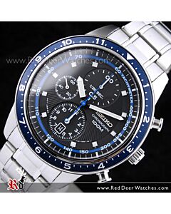 Seiko Chronograph Stainless Steel Mens Watch SNDF39P1