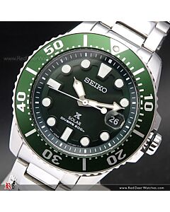 Seiko Prospex Solar Green Dial 200M Diver Watch SNE579P1