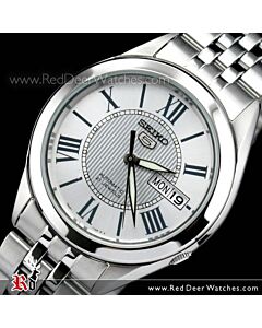SEIKO 5 Automatic Watch See-thru Back SNKL29K1 Silver