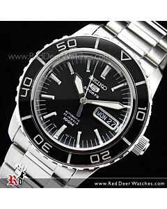 Seiko Mens Automatic Hardlex Crystal Black SNZH55K1 