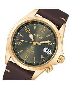 Seiko Prospex Alpinist Automatic Mechanical Leather Strap Watch SPB210J1