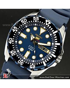 Seiko 5 Automatic Navy Blue Monster Resin 100M Sport Watch SRP605K2, SRP605