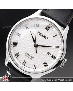 Seiko Presage Automatic Leather Strap Mens Watch SRPC83J1, SRPC83