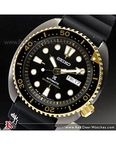SEIKO PROSPEX Black Gold Turtle 200M Diver Automatic Watch SRPD46J1 Japan