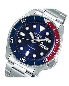 Seiko 5 Sports Black Dial Stainless Steel 100M Automatic Watch SRPD55K1, SRPD55
