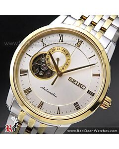 Seiko Automatic Semi Skeleton Two Tone Watch SSA272J1, SSA272 Japan