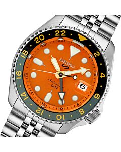 Seiko 5 Sports GMT Automatic Mikan Orange Dial Watch SSK005K1