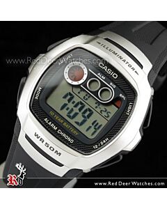 Casio Alarm 50M 10 Year battery Digital Watch W-210-1AV, W210