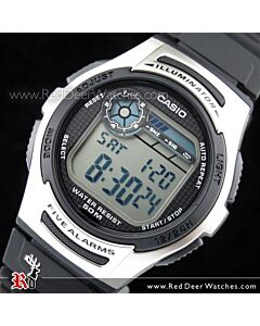 Casio 5 Alarm 50 Meter WR Digital Resin Watch W-213-1AV, W213