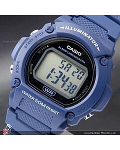 Casio Digital Alarm Watch W-219H-2AV, W219H