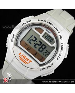 Casio 5 Alarms Lap memory 60 Digital 100M Sport Watch W-734-7AV, W734